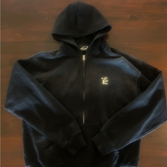 Hellstar zip up hoodie ‘black’